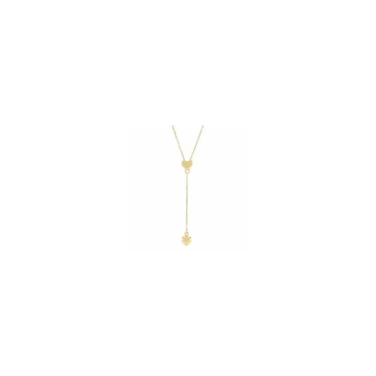 NORDAHL ANDERSEN Love hart hanger met ketting in verguld sterlingzilver