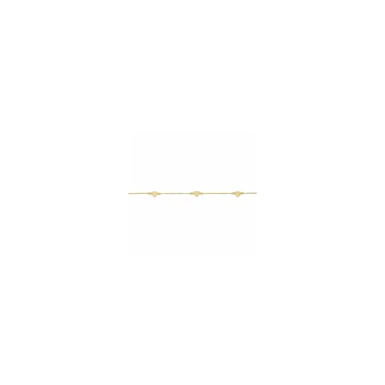 NORDAHL ANDERSEN Love hart armband in verguld sterlingzilver