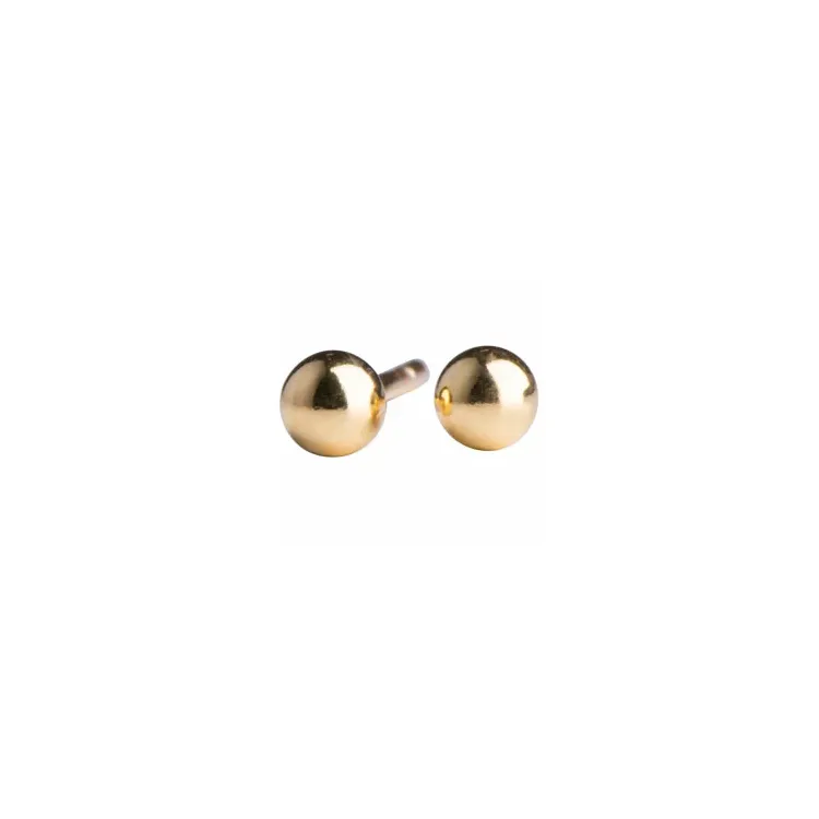 3 mm NORDAHL ANDERSEN bolletje oorbellen in verguld sterlingzilver