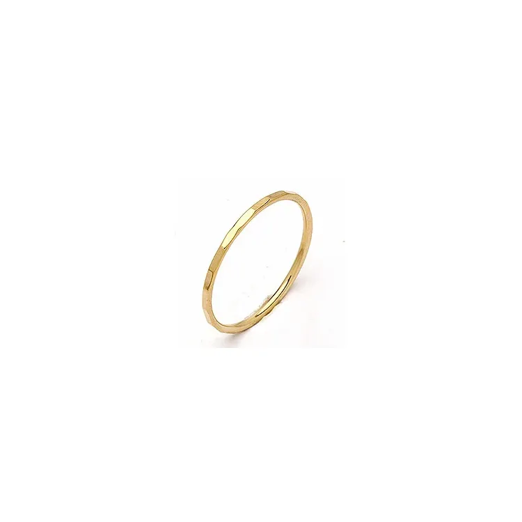 Elegant Simple Rings ring in verguld sterlingzilver