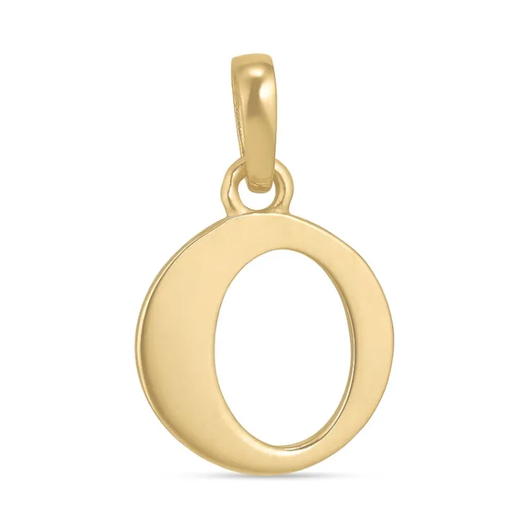 letter o hanger in 9 karaat goud - My Letter