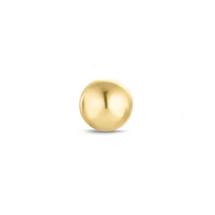 1/2 paar 3 mm oorbellen in 9 karaat goud - Gold Collection
