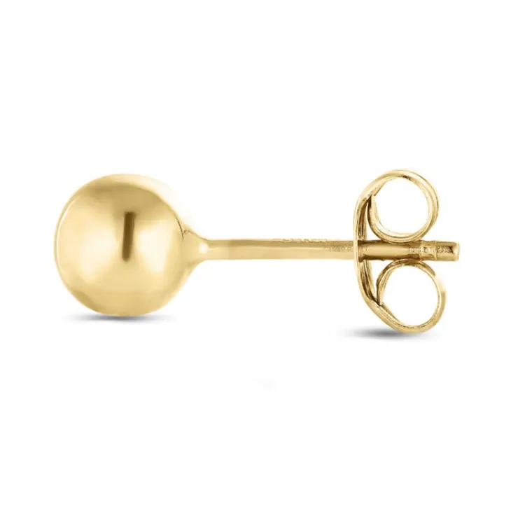 1/2 paar 3 mm oorbellen in 9 karaat goud - Gold Collection