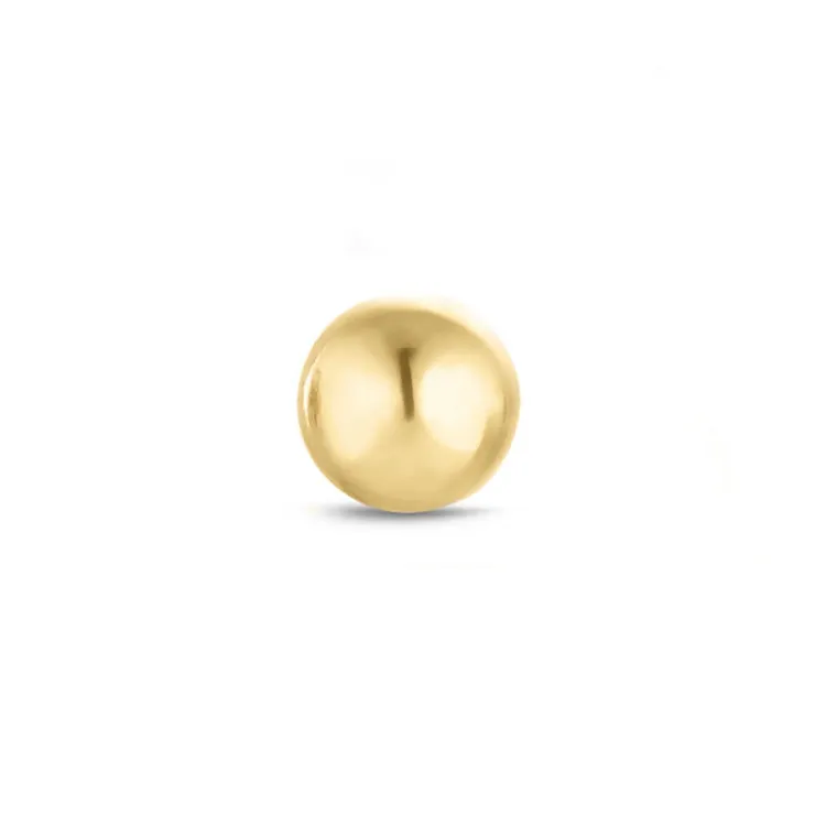 1/2 paar 5 mm oorbellen in 9 karaat goud - Gold Collection