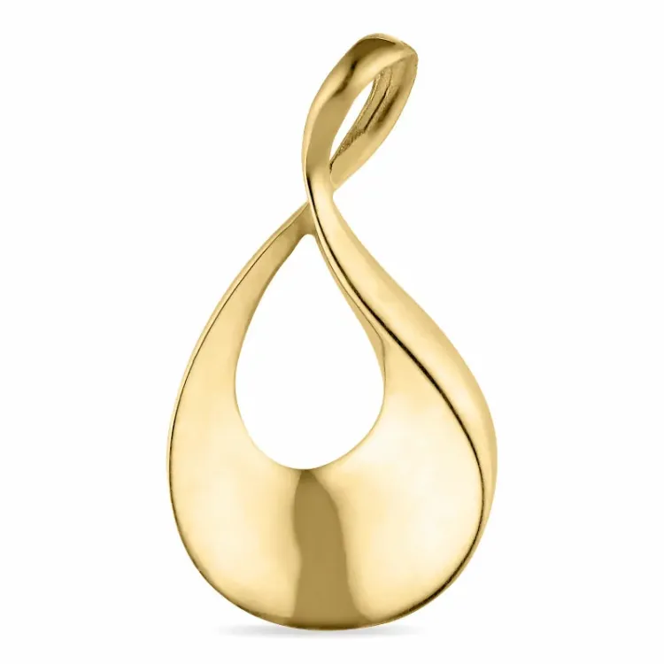 druppel hanger in 9 karaat goud - Gold Collection