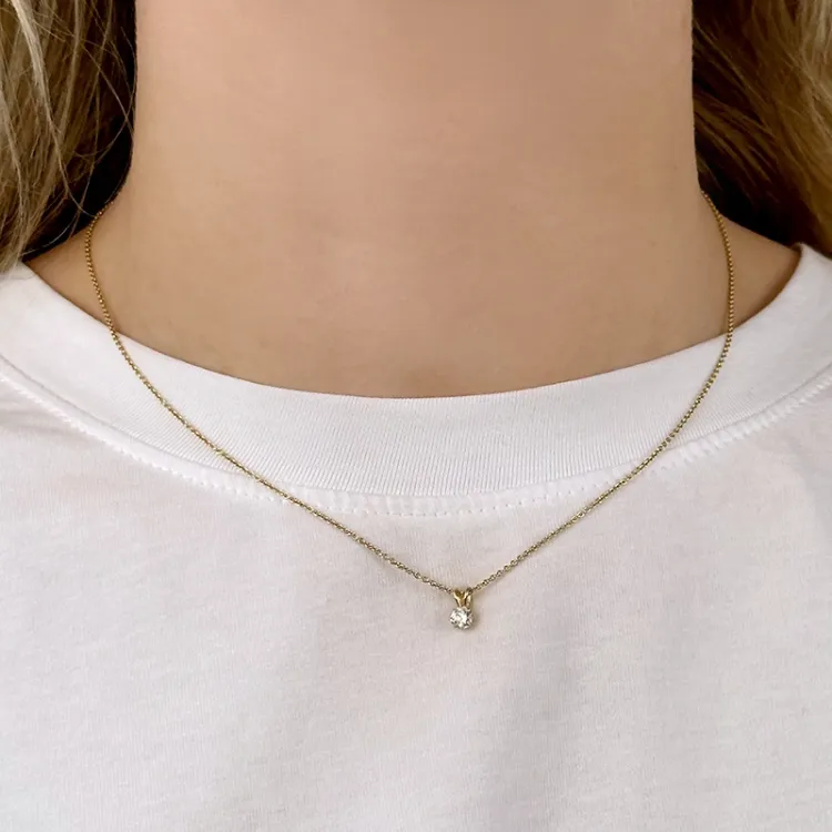 rond hanger in 9 karaat goud - Gold Collection