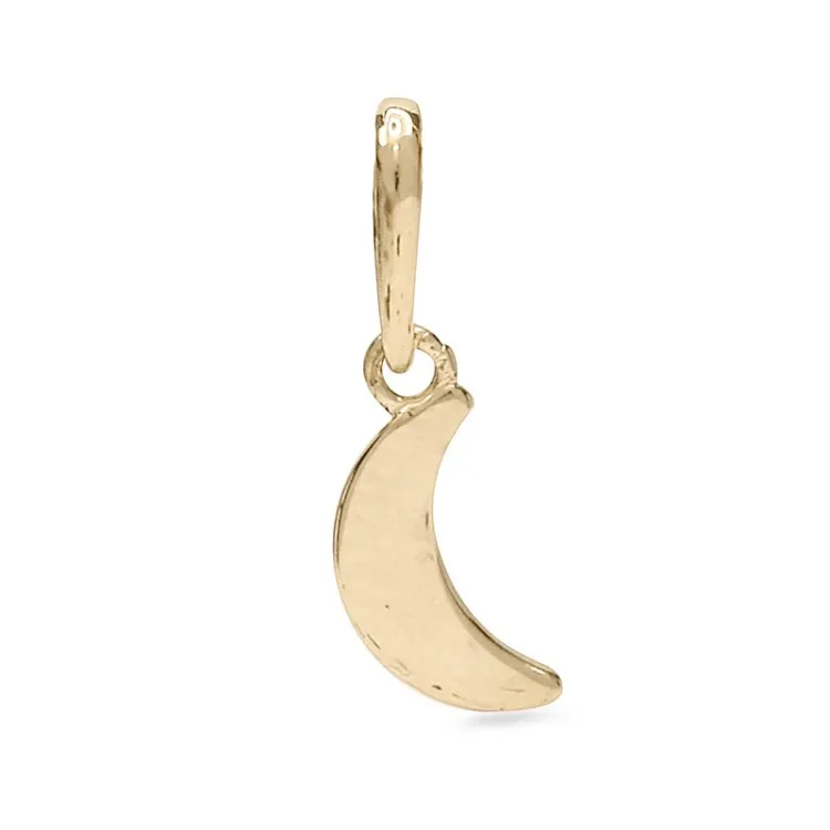 klein maan hanger in 9 karaat goud - Gold Collection