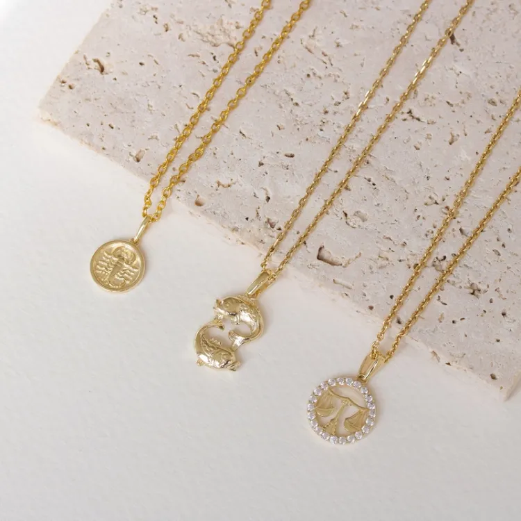 sterrenbeeld schorpioen hanger in 9 karaat goud - Gold Collection