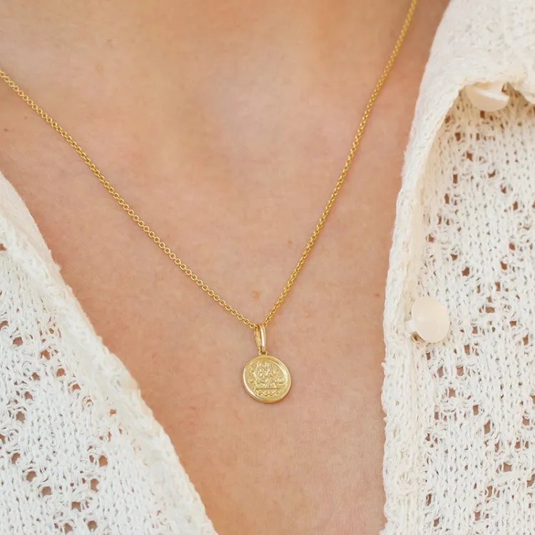 sterrenbeeld tweeling hanger in 9 karaat goud - Gold Collection