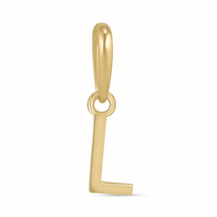 letter l hanger in 9 karaat goud - My Letter