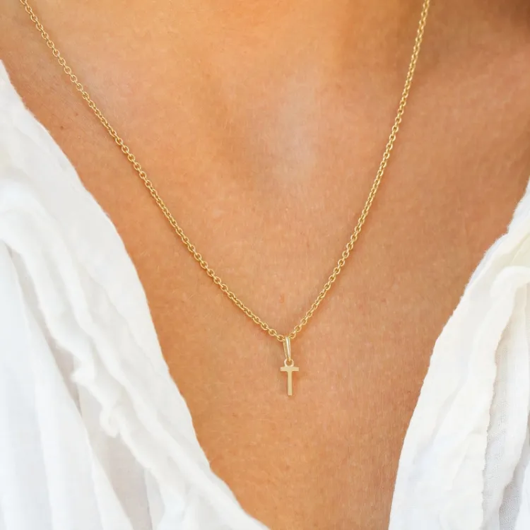 letter t hanger in 9 karaat goud - My Letter