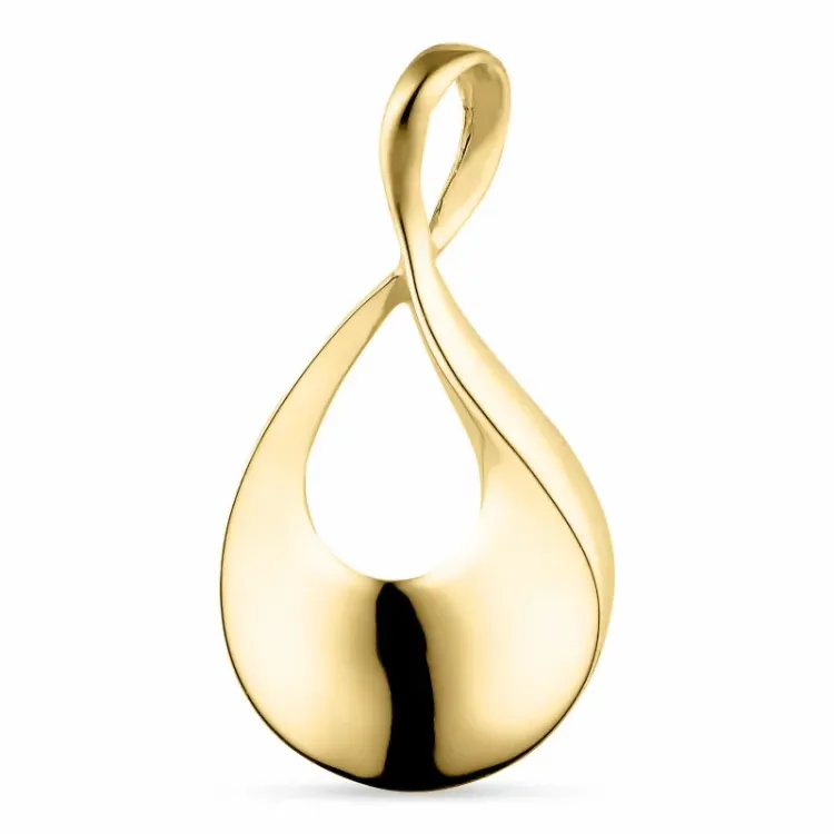 druppel hanger in 14 karaat goud - Gold Collection
