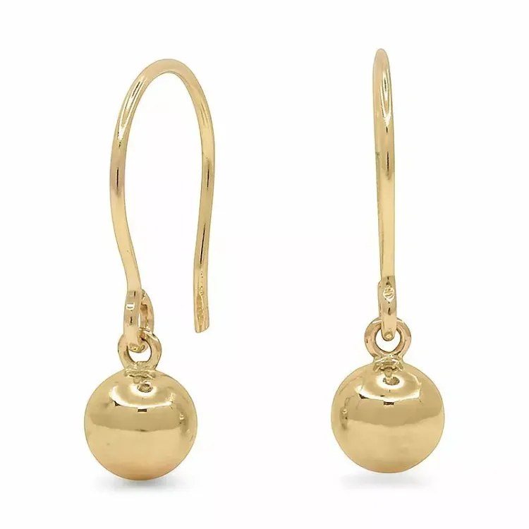 5 mm bolletje gouden oorbellen in 14 karaat goud - Gold Collection