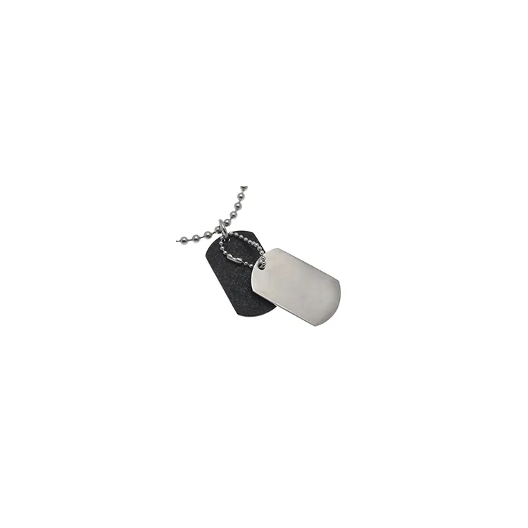 Hard Steel PE224 dogtag in roestvrij staal