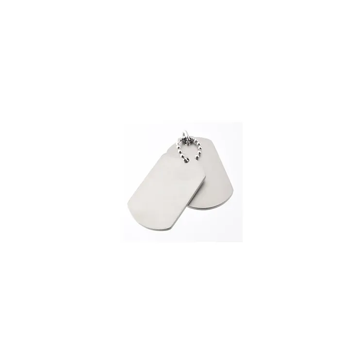 Hard Steel dogtag in staal