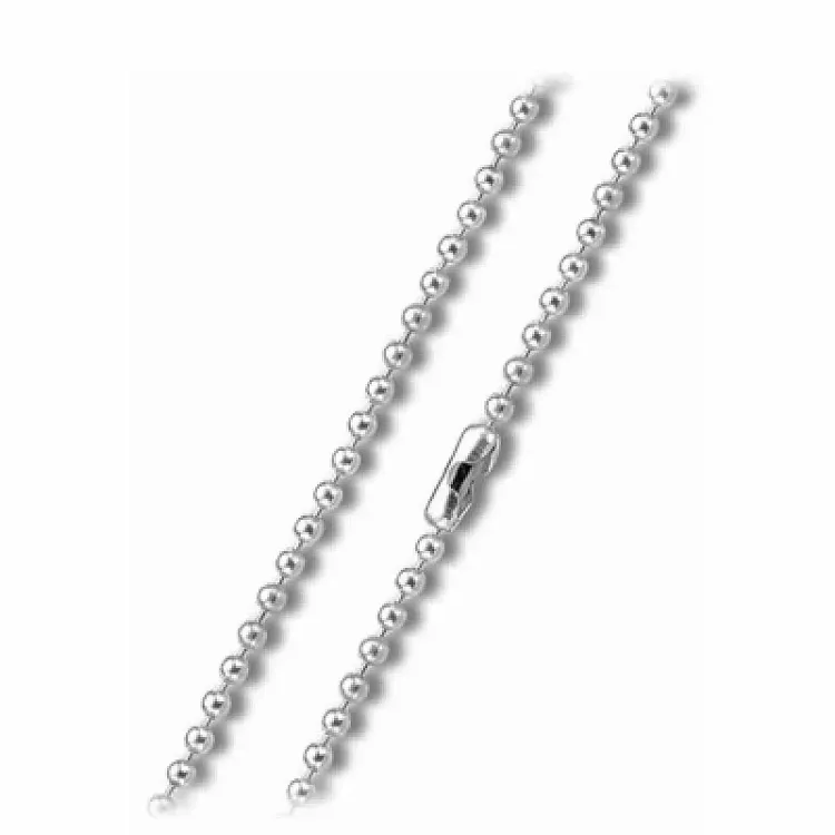 Hard steel kogelketting in staal x 1,2 mm