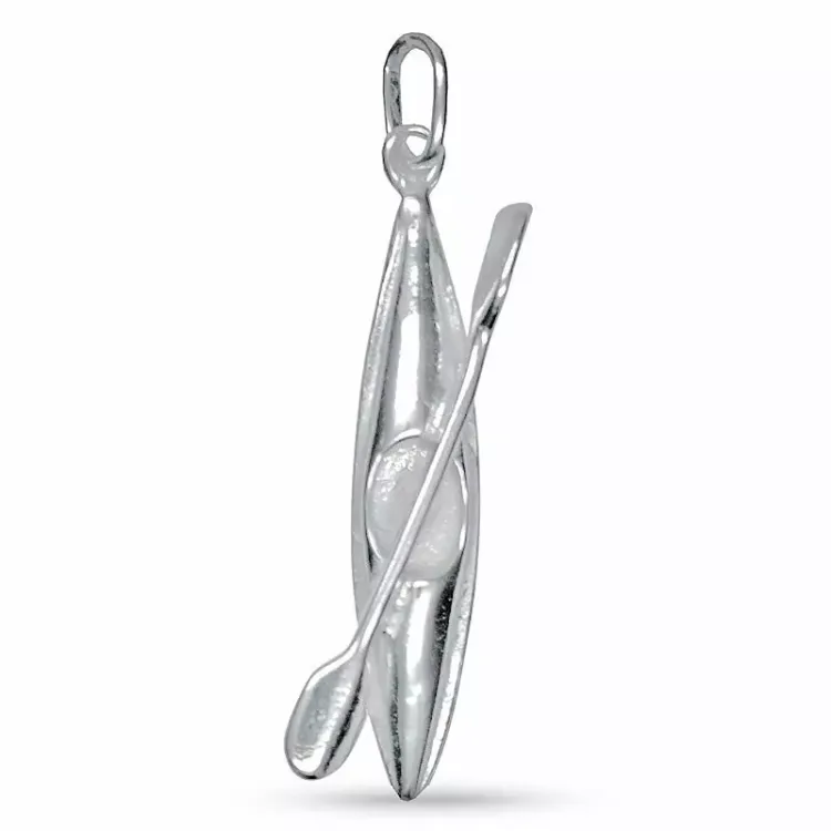kajak hanger in zilver