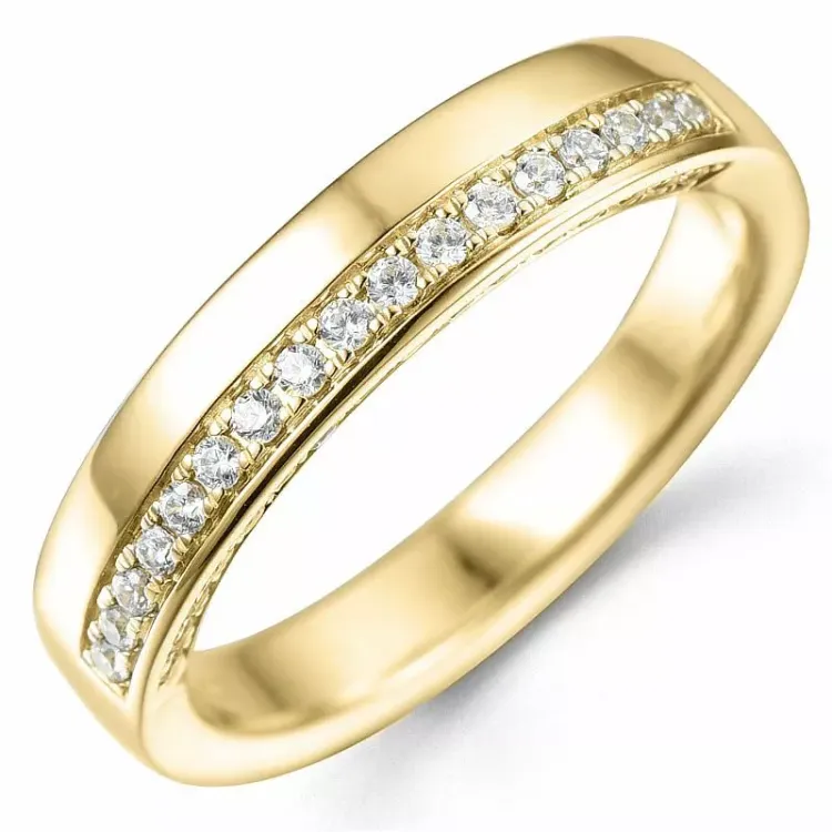 Bestelde artikel - diamant ring in 14 karaat goud 0,25 ct