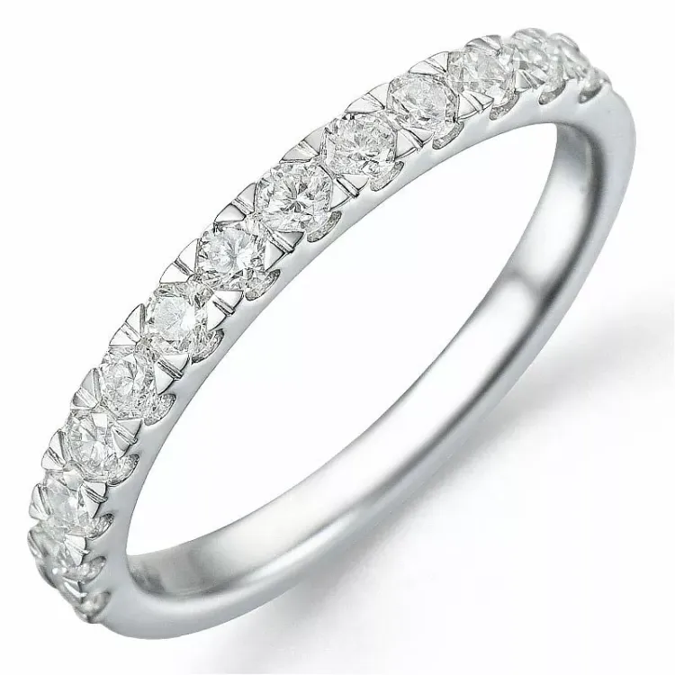 Bestelde artikel -  diamant ring in 14 karaat witgoud 0,52 ct