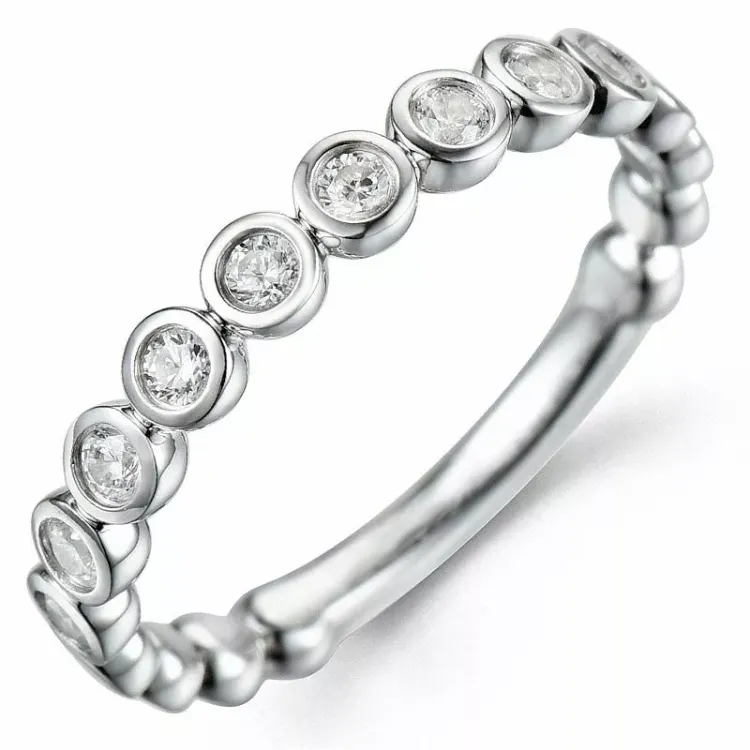 Bestelde artikel -  diamant ring in 14 karaat witgoud 0,33 ct