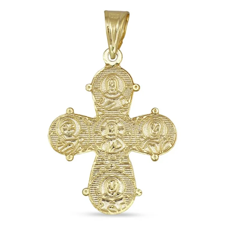 18 x 30 mm dagmarkruis in 8 karaat goud - Amoré