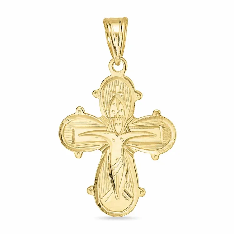 17 x 29 mm dagmarkruis in 8 karaat goud - Amoré