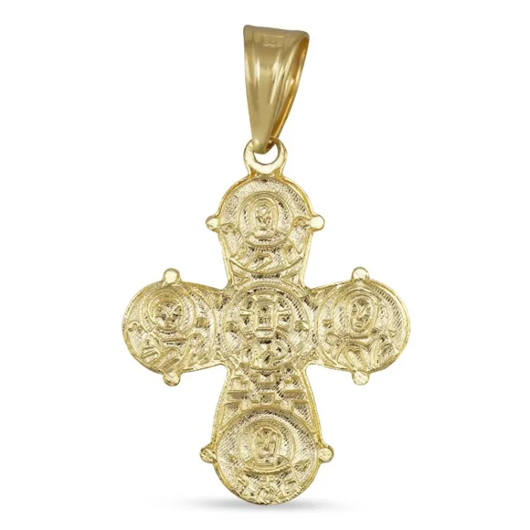16 x 27 mm dagmarkruis in 8 karaat goud - Amoré