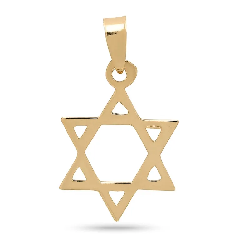 davidster hanger in 8 karaat goud - Gold Collection