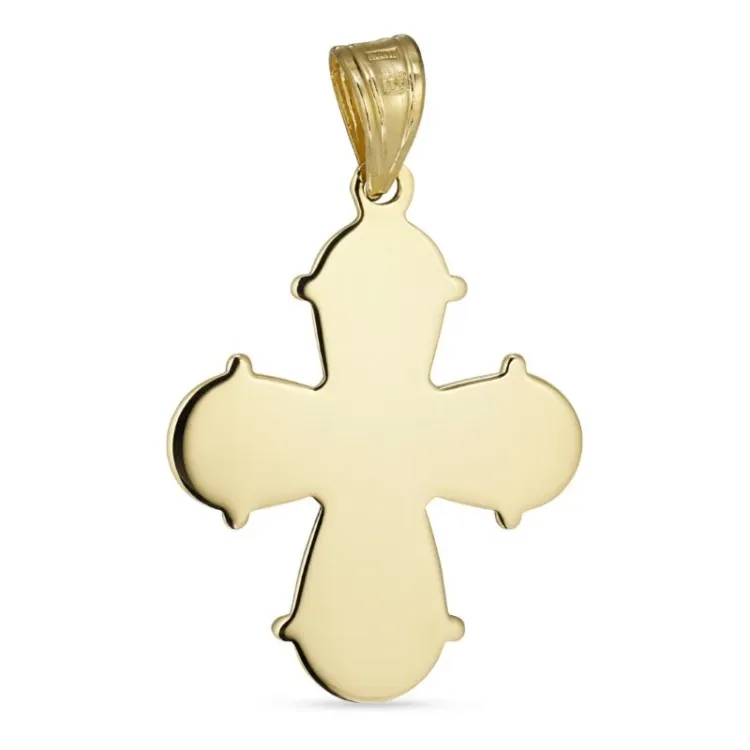 18 x 30 mm goud dagmarkruis in 8 karaat goud - Amoré