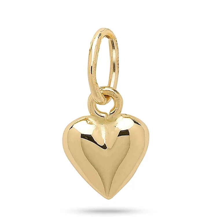 6 mm hart goud hanger in 14 karaat goud - Amoré