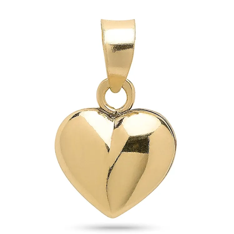 10 x 11 mm hart hanger in 14 karaat goud - Amoré