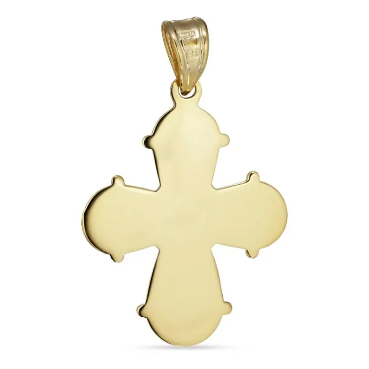 18 x 30 mm dagmarkruis in 14 karaat goud - Amoré