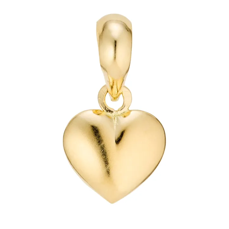 8,5 x 10 mm hart hanger in 14 karaat goud - Amoré