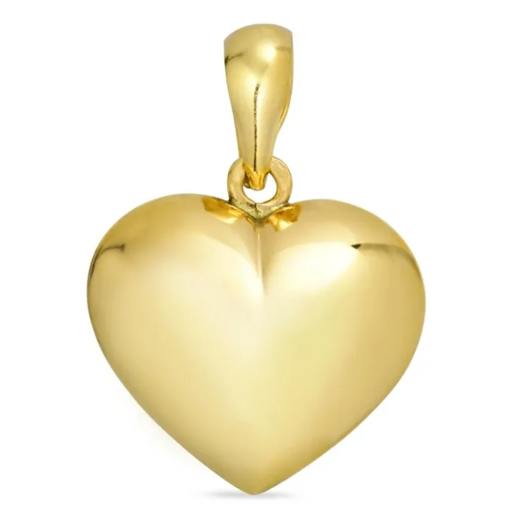 15 x 23 mm hart hanger in 8 karaat goud - Amoré
