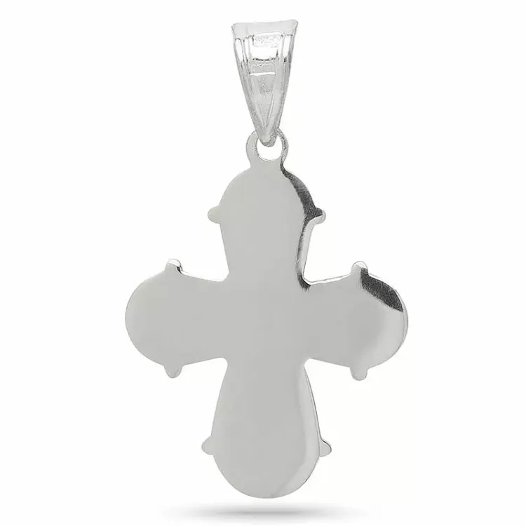 16 x 27 mm dagmarkruis in zilver - Amoré