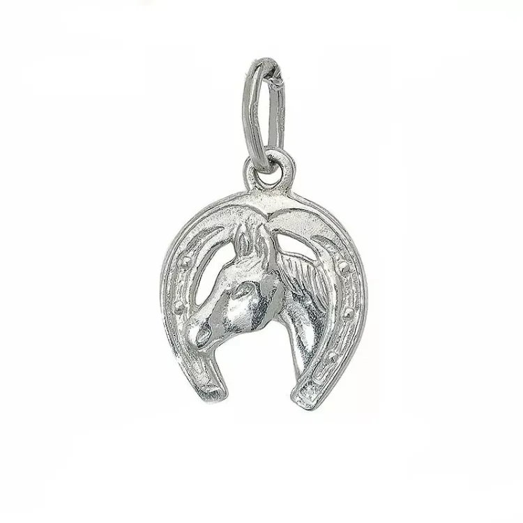 paarden hanger in zilver - Little Ones