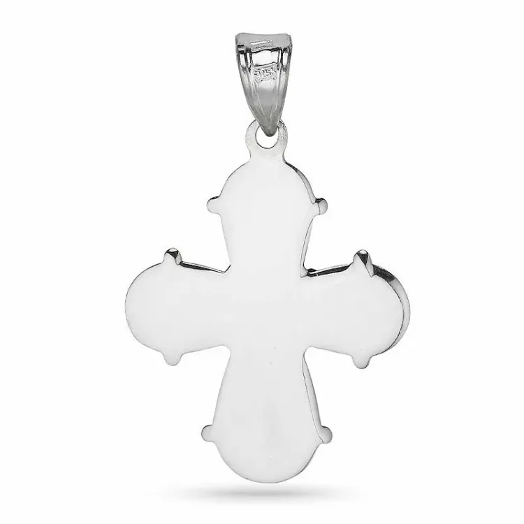 18 x 30 mm dagmarkruis in zilver - Amoré