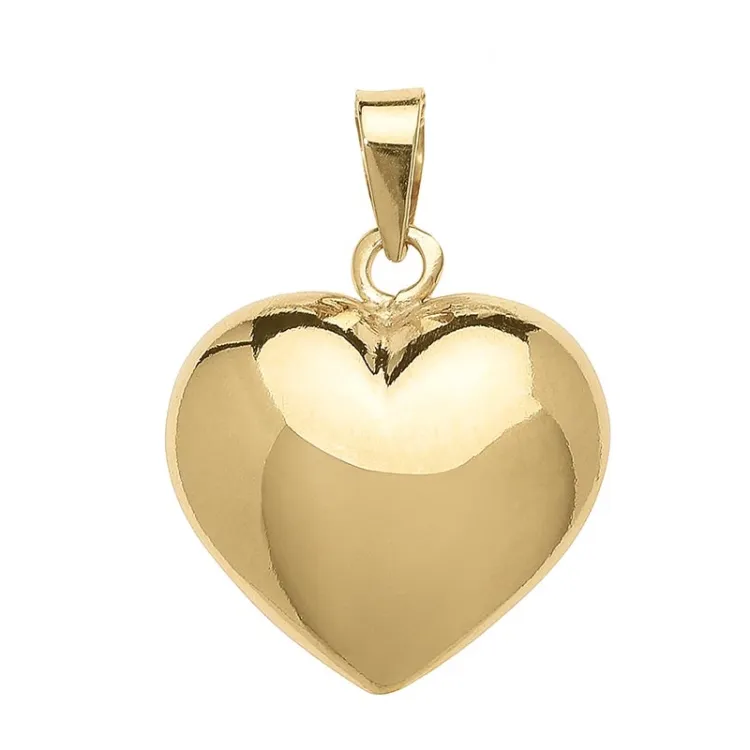 15 x 16 mm hart hanger in 8 karaat goud - Amoré