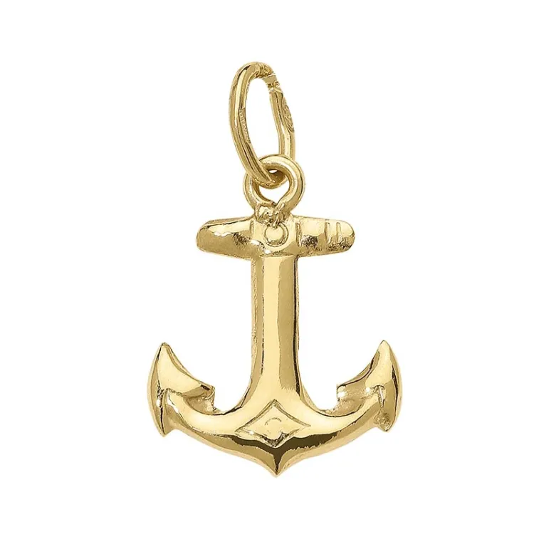 anker hanger in 8 karaat goud - Gold Collection