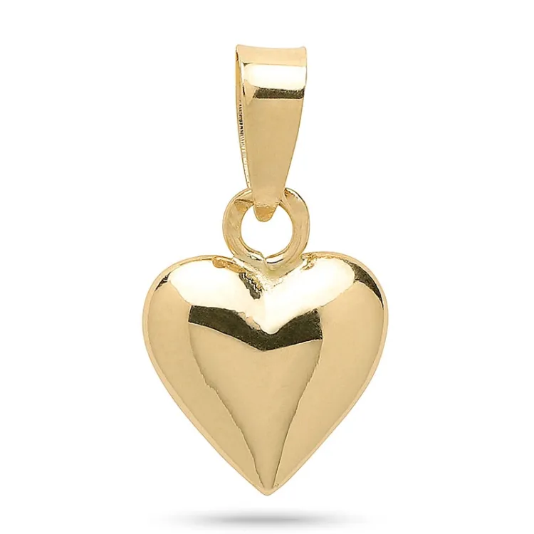 7 x 9,5 mm hart hanger in 8 karaat goud - Amoré