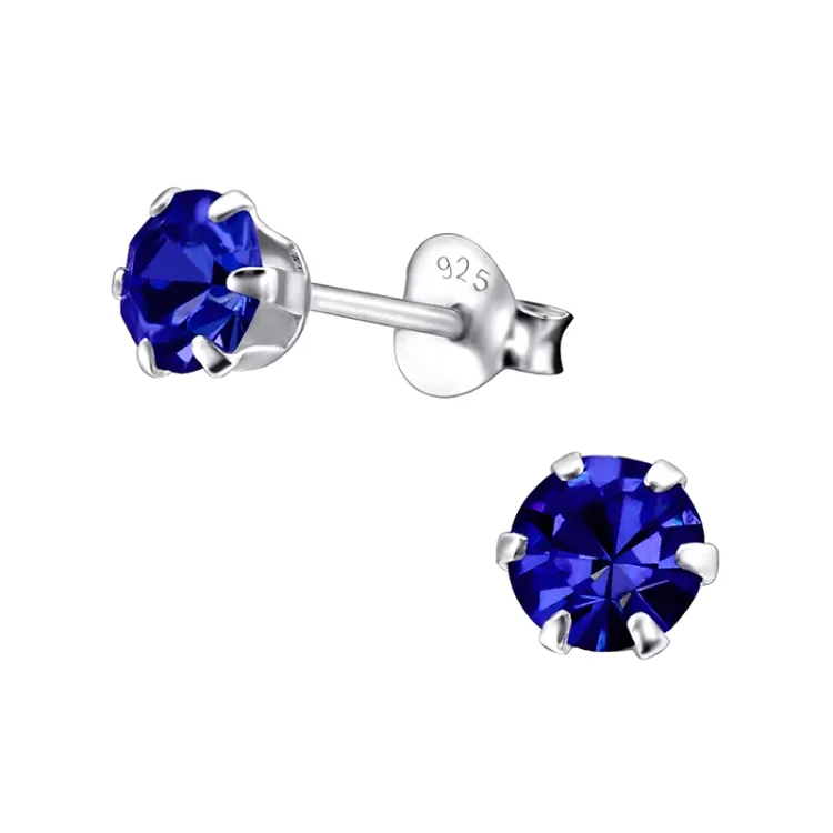 5 mm oorbellen in zilver - Little Ones