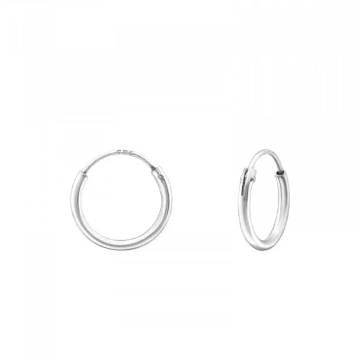 10 mm creool in zilver