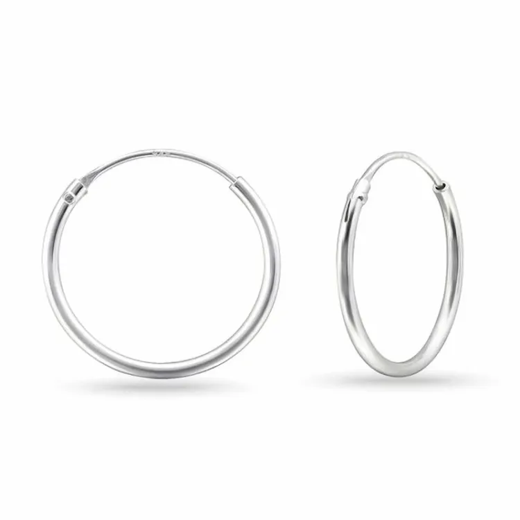 16 mm creool in zilver