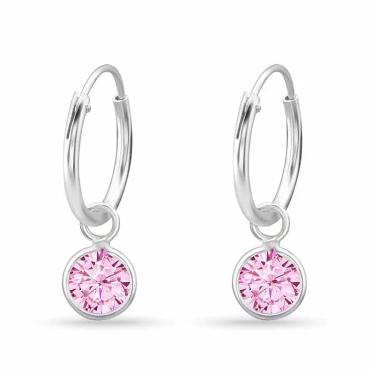 12 mm creool in zilver - Little Ones