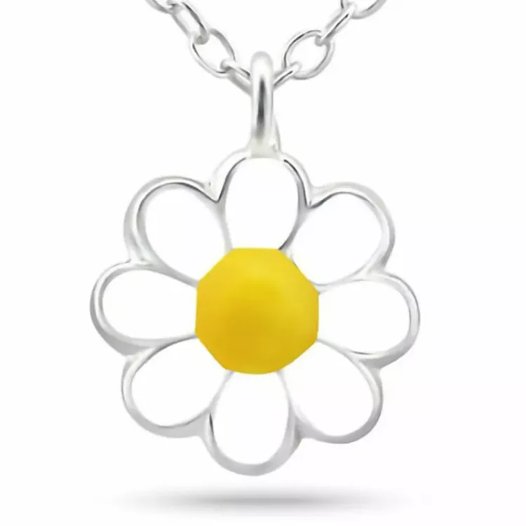 margriet ketting in zilver - Little Ones