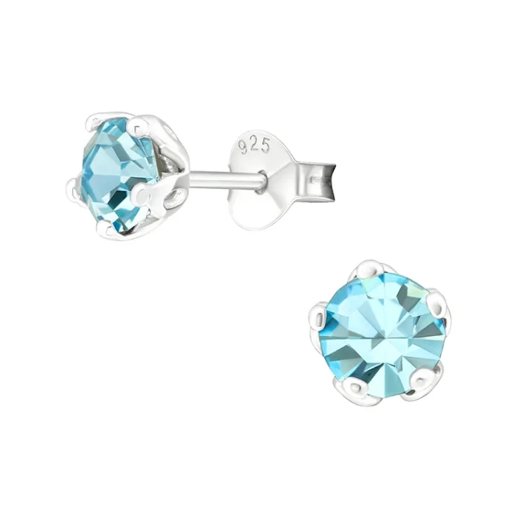 5 mm oorsteker in zilver - Little Ones