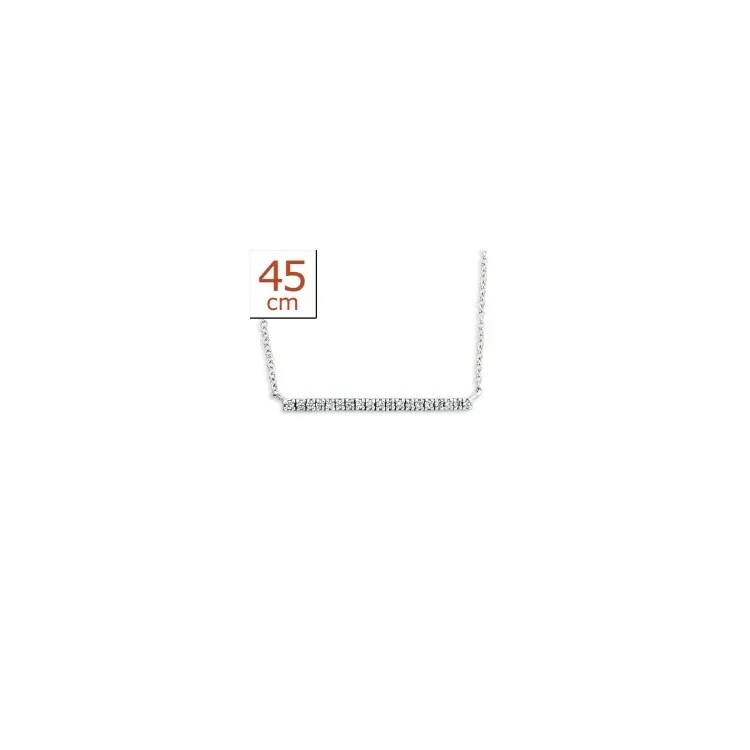 Ketting in zilver met hanger in zilver