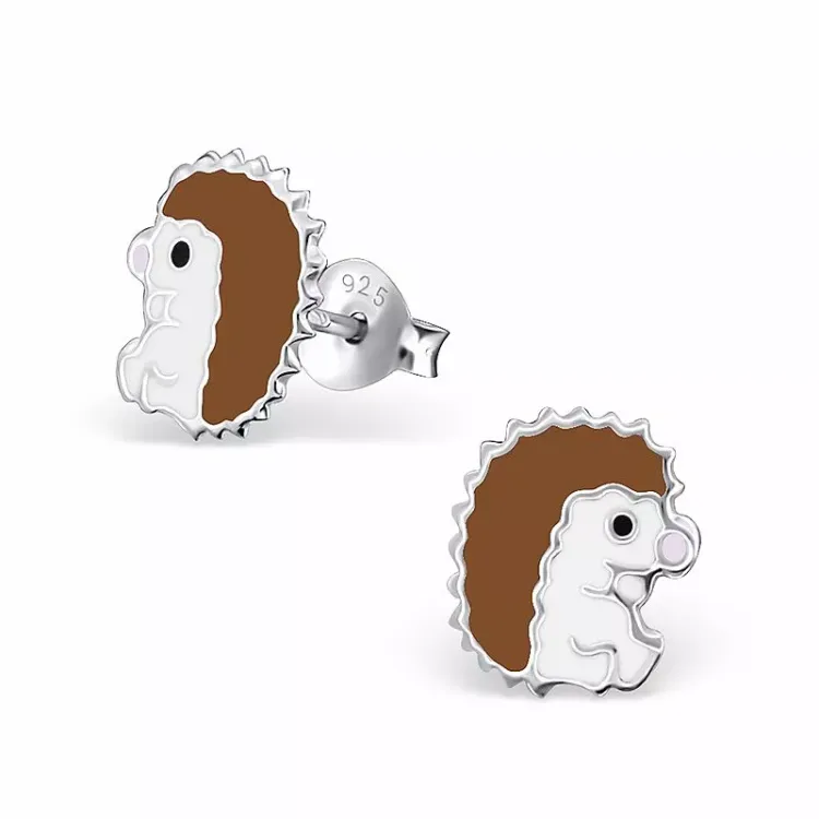 egels oorbellen in zilver - Little Ones