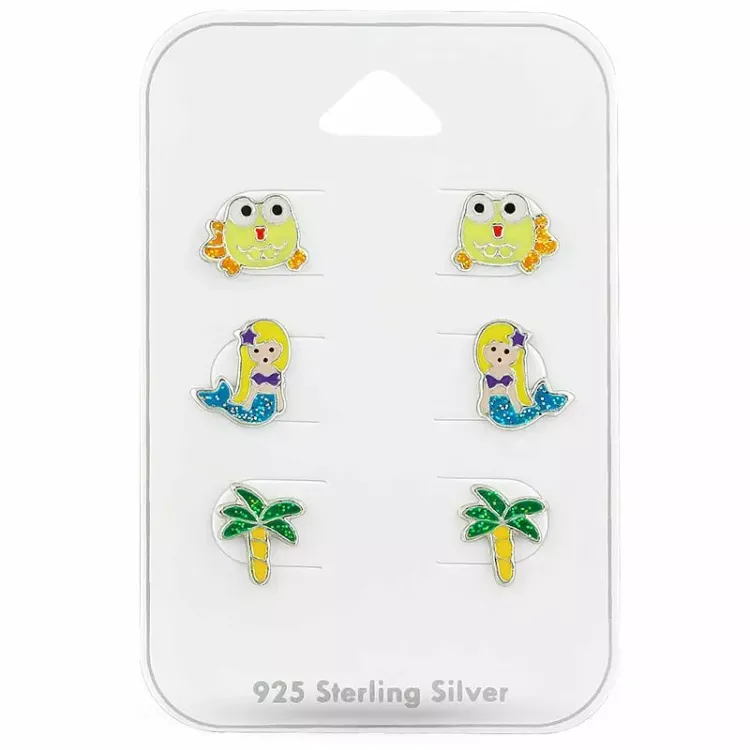 oorbellen voor kinderen in zilver - Little Ones