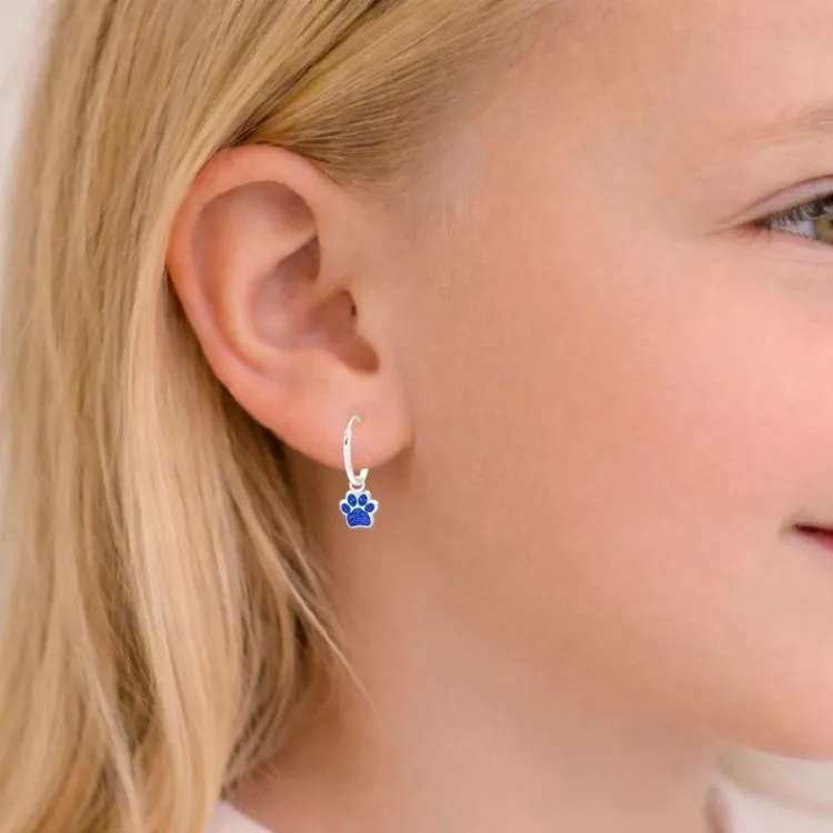 12 mm poot kristal creool in zilver - Little Ones
